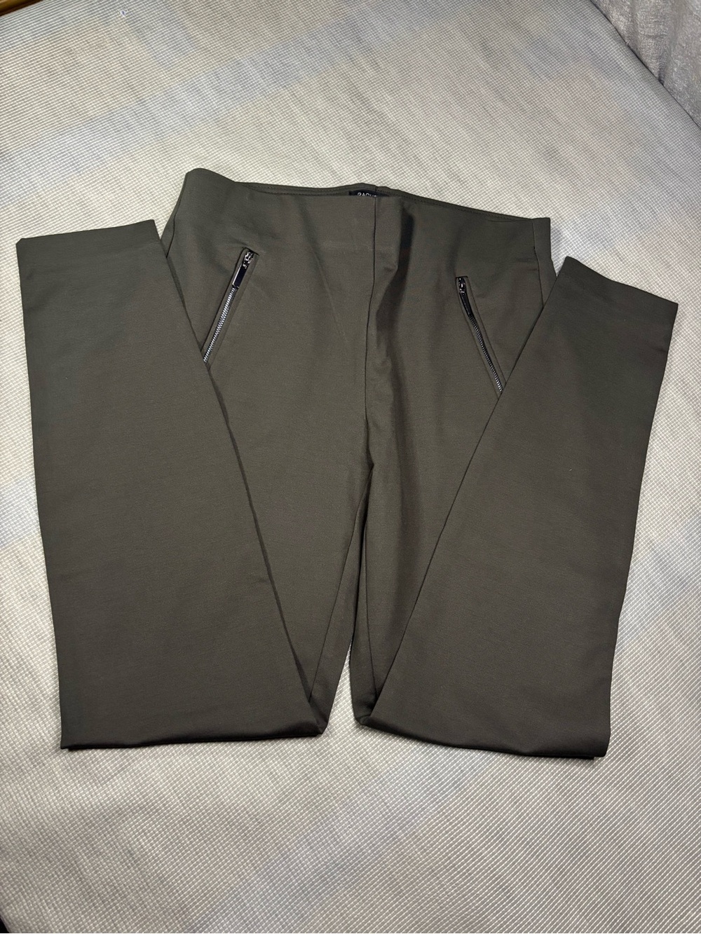 Rachel Zoe Dark Green Skinny Zip-Pocket Jeans - Picture 10 of 10